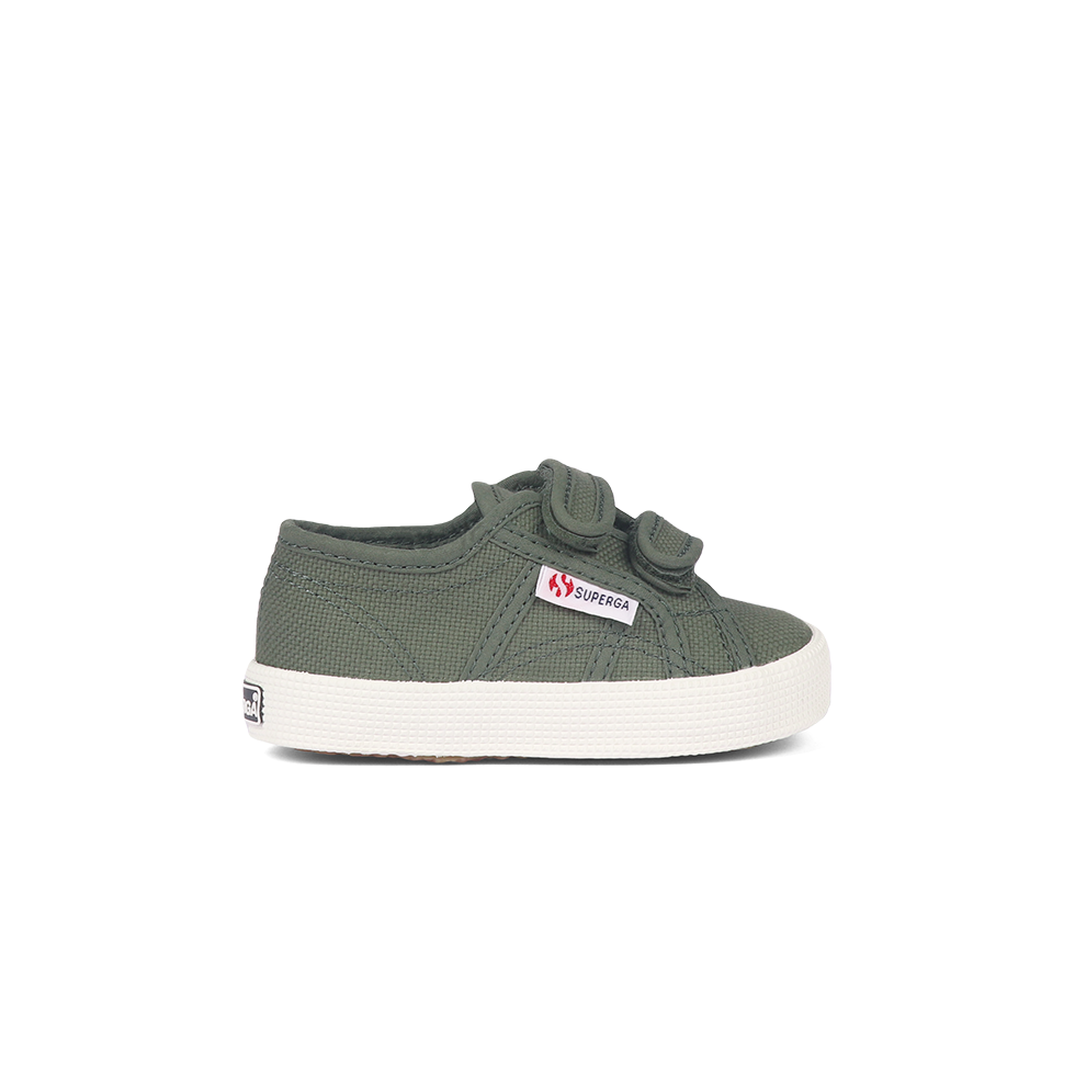 Superga Junior Strap Grey Greenish