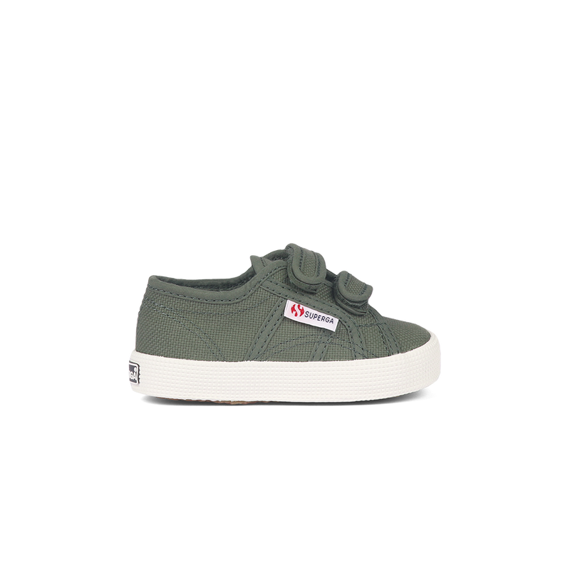 Superga Junior Strap Grey Greenish