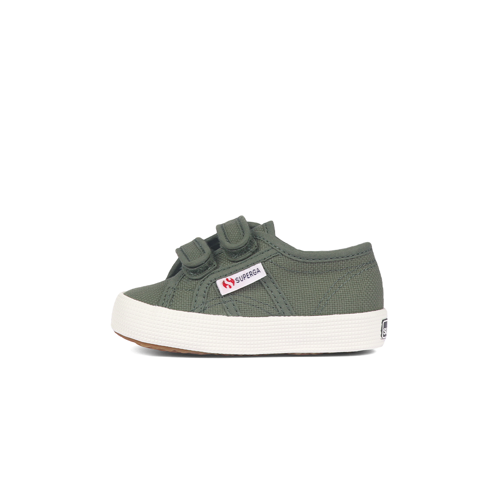 Superga Junior Strap Grey Greenish