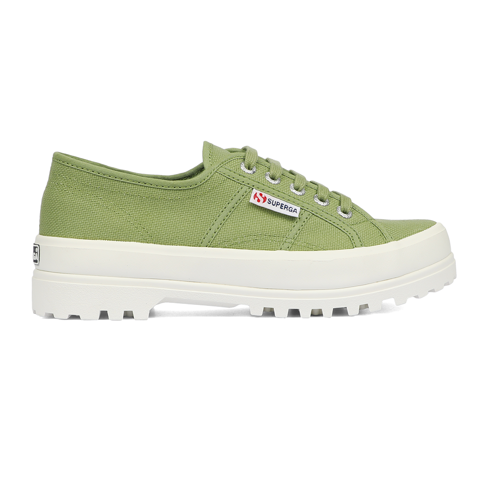 Superga 2555 Alpina Green Salvia Full Avorio