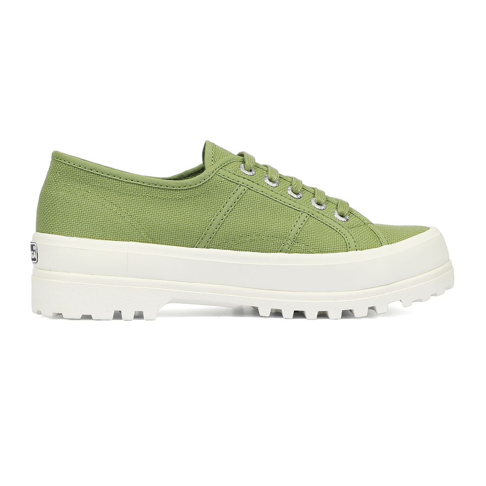 Superga 2555 Alpina Green Salvia Full Avorio