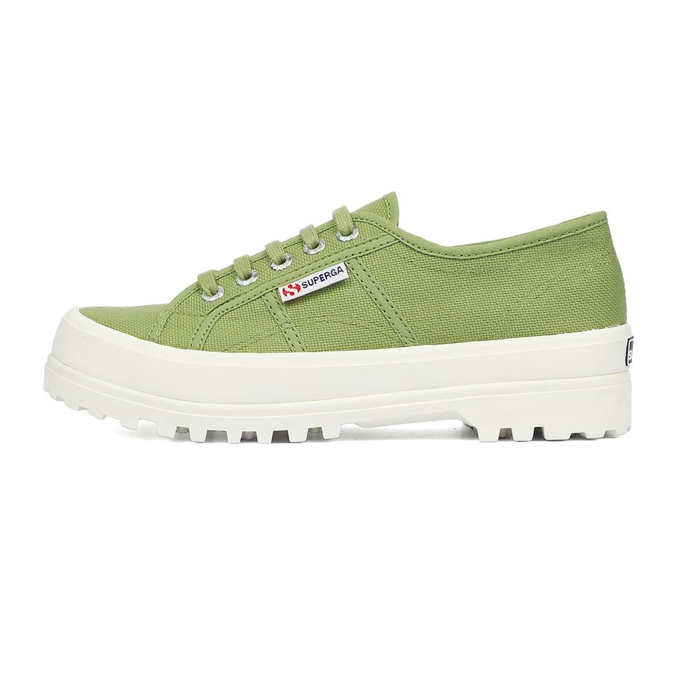 Superga 2555 Alpina Green Salvia Full Avorio