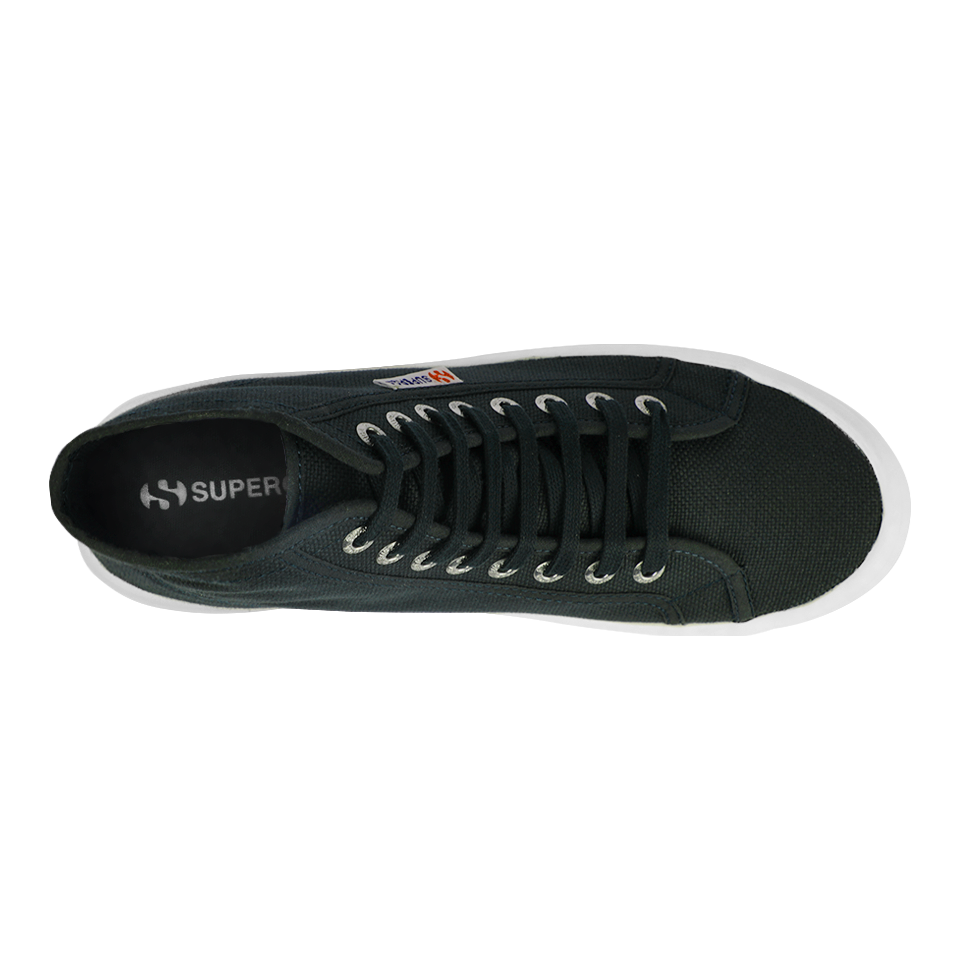 Superga 2341 Alpina Green Dark Forest Full Avorio