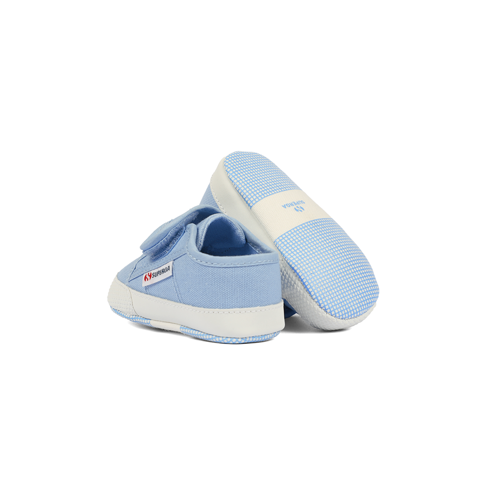 Superga 4006 Baby Strap Azure Summery Sky White Avorio