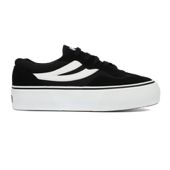 Superga 3041 Revolley Colorblock Platform Black White