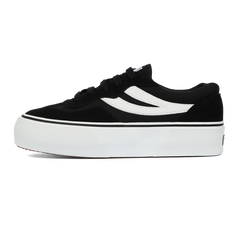 Superga 3041 Revolley Colorblock Platform Black White