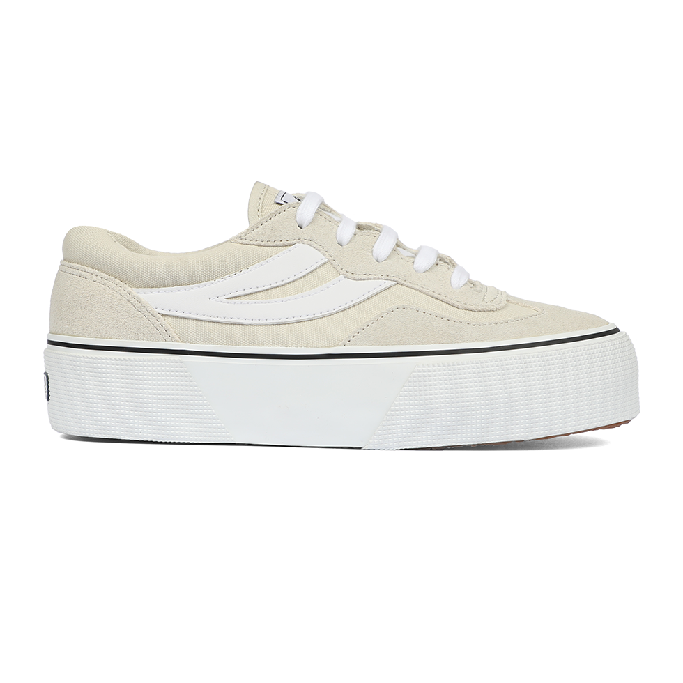 Superga 3041 Revolley Colorblock Platform White Milk