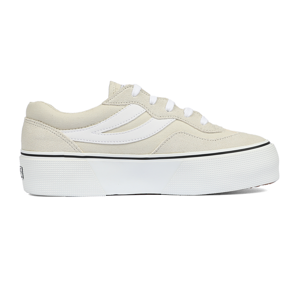 Superga 3041 Revolley Colorblock Platform White Milk