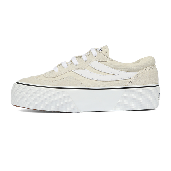 Superga 3041 Revolley Colorblock Platform White Milk