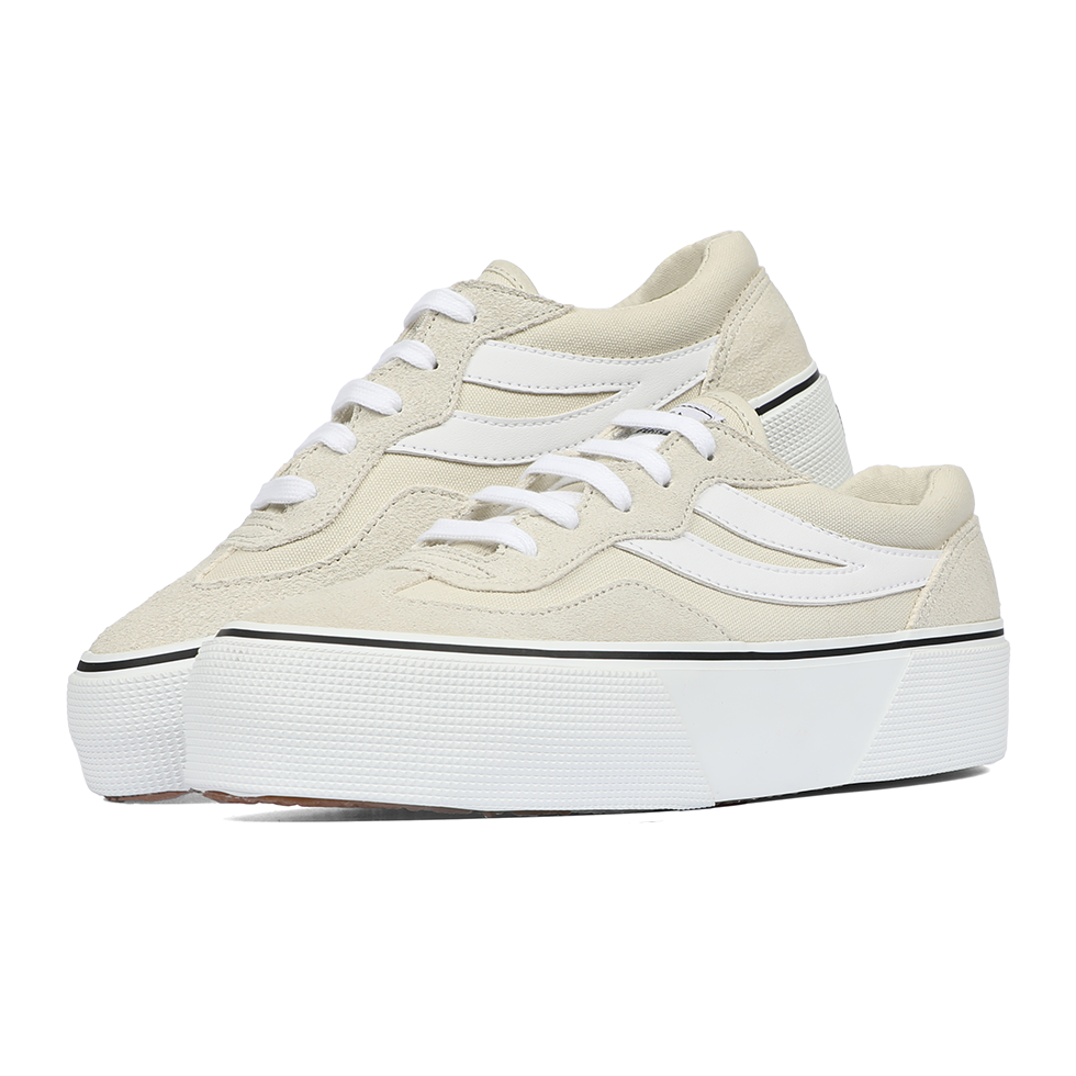 Superga 3041 Revolley Colorblock Platform White Milk