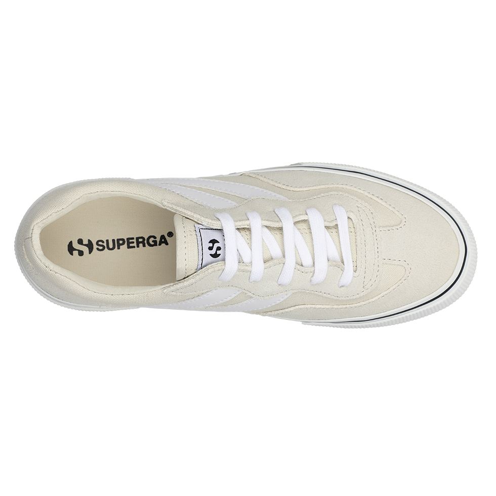 Superga 3041 Revolley Colorblock Platform White Milk