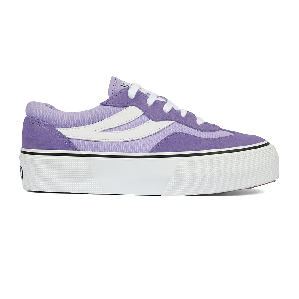 Superga 3041 Revolley Colorblock Platform Violet Lilla