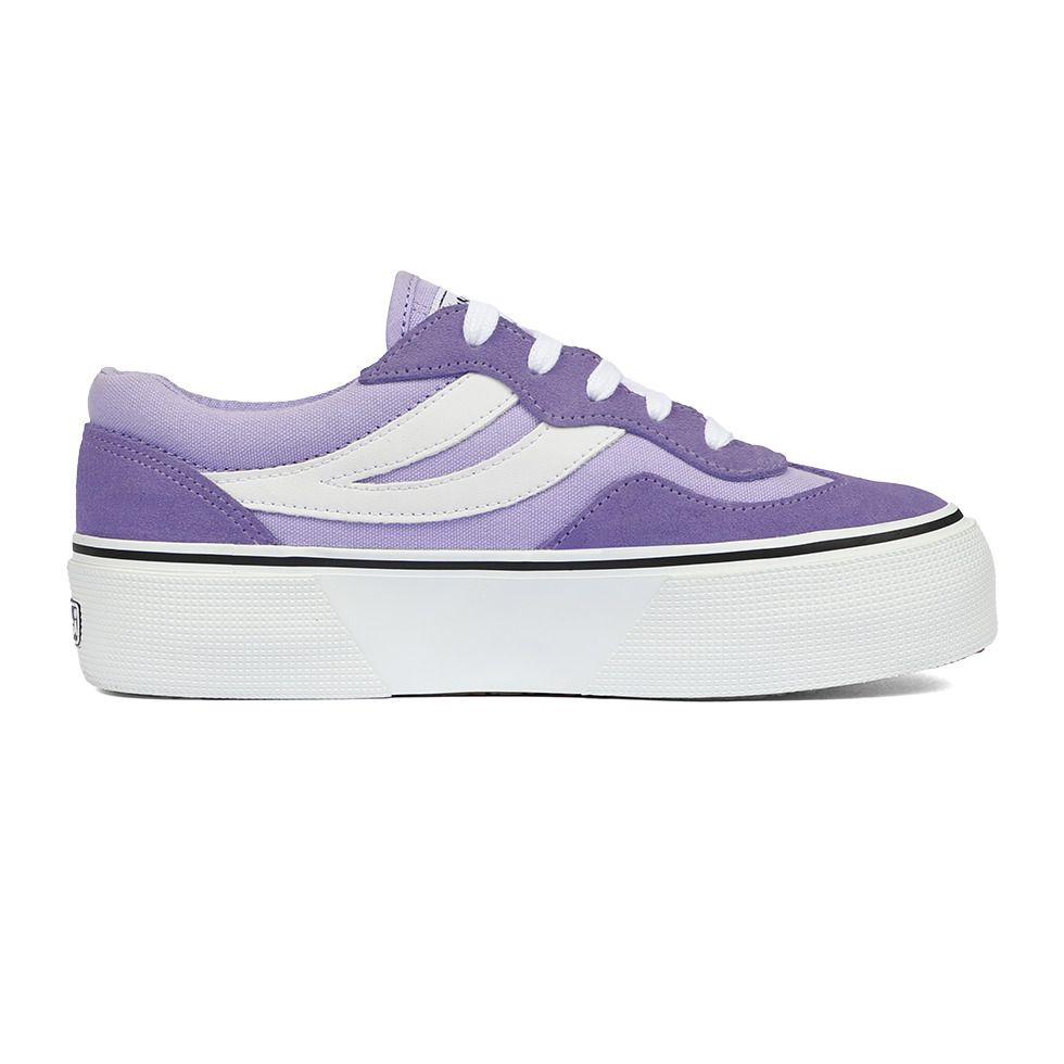 Superga 3041 Revolley Colorblock Platform Violet Lilla