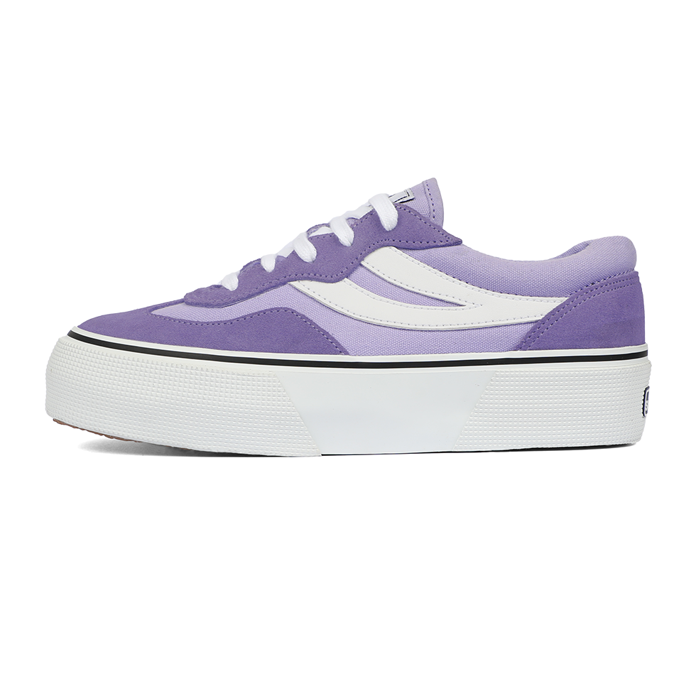 Superga 3041 Revolley Colorblock Platform Violet Lilla