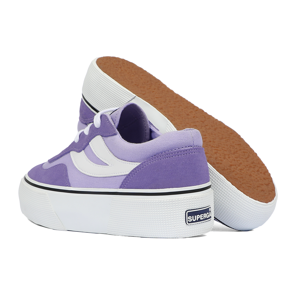 Superga 3041 Revolley Colorblock Platform Violet Lilla