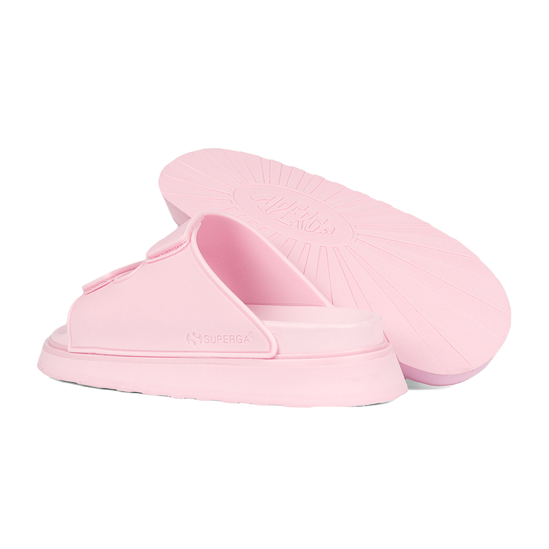 Superga 1918 Slides Double Band Pink Ish