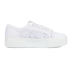 Superga 2740 Flower Macrame Total White