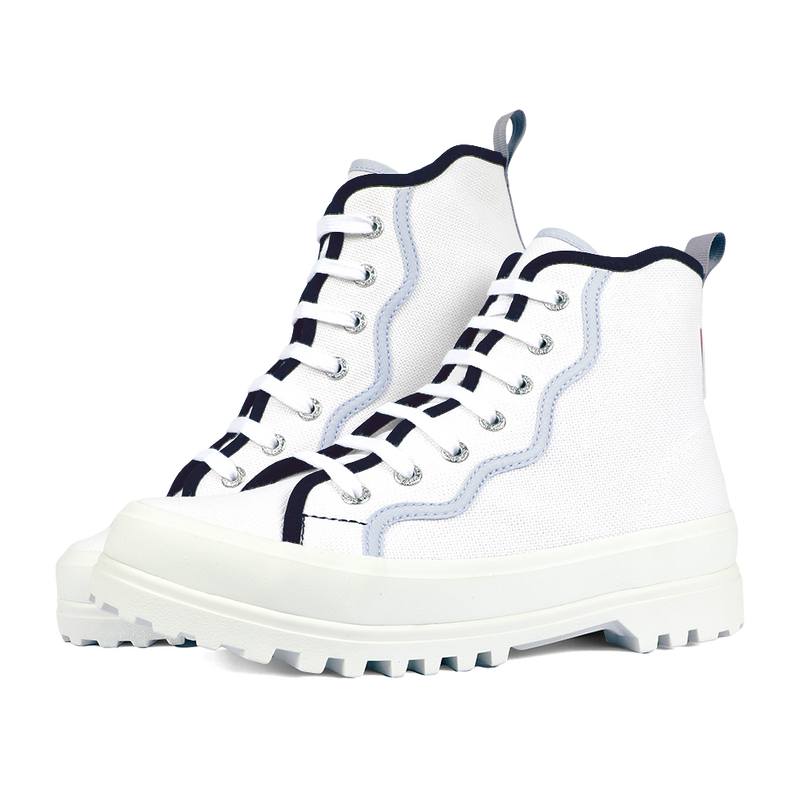 Superga top curly sneakers