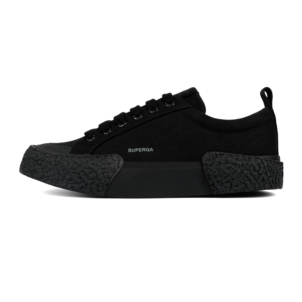Superga 2660 Stripe Big Bumpers Full Black