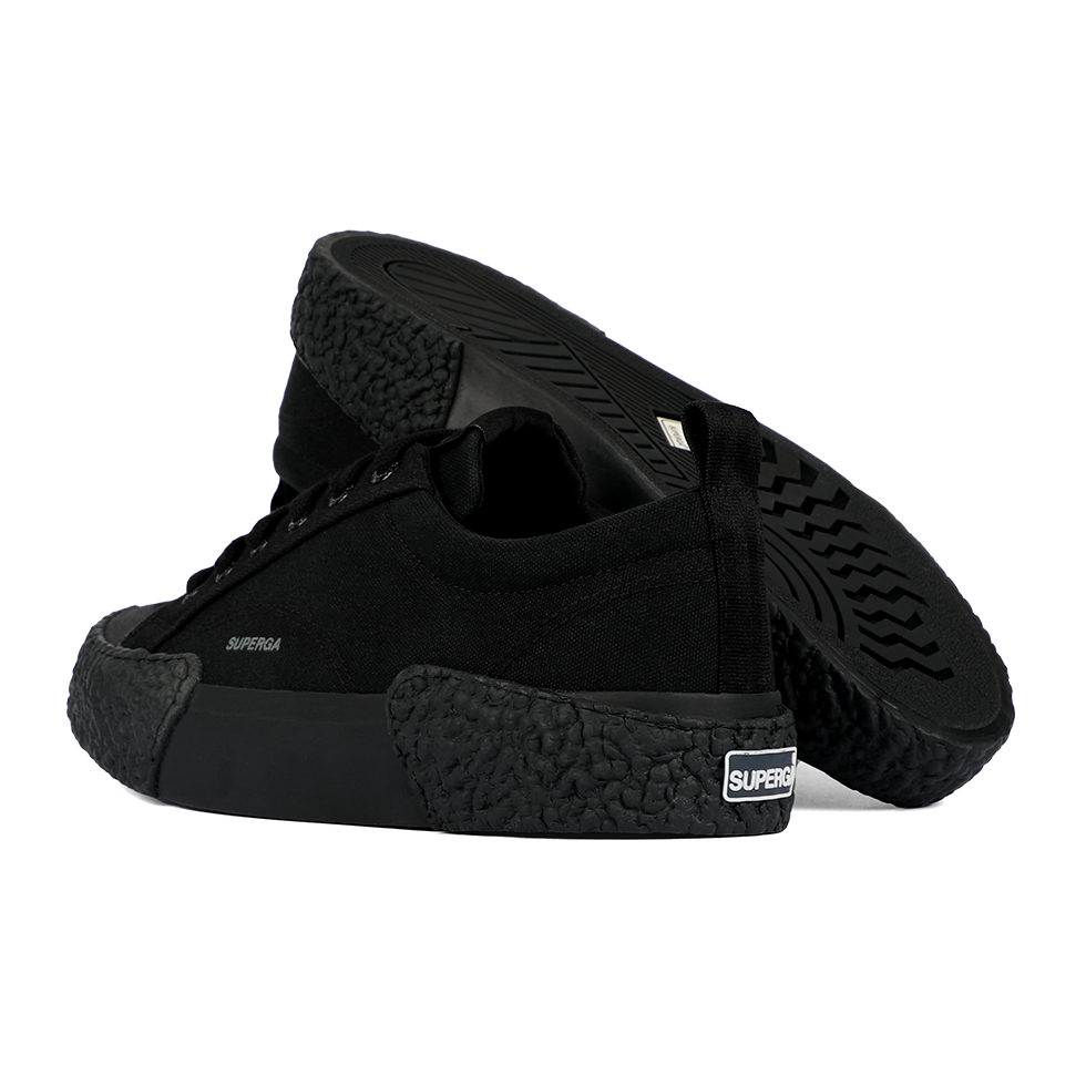 Superga 2660 Stripe Big Bumpers Full Black