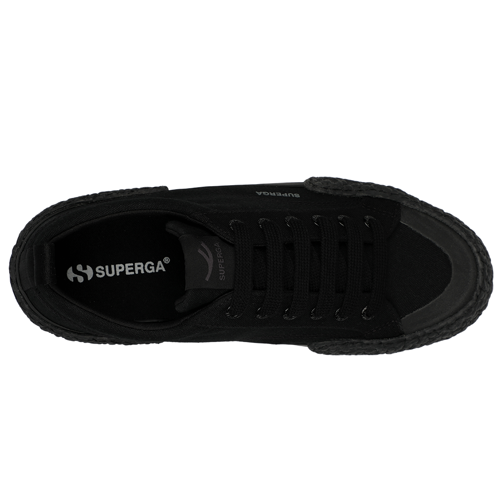 Superga 2660 Stripe Big Bumpers Full Black