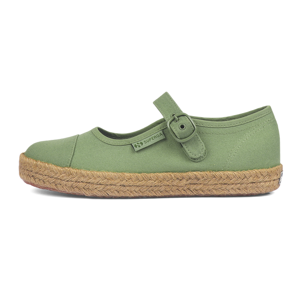 Superga x Drea Chong 2601 Mary Jane Green Safari