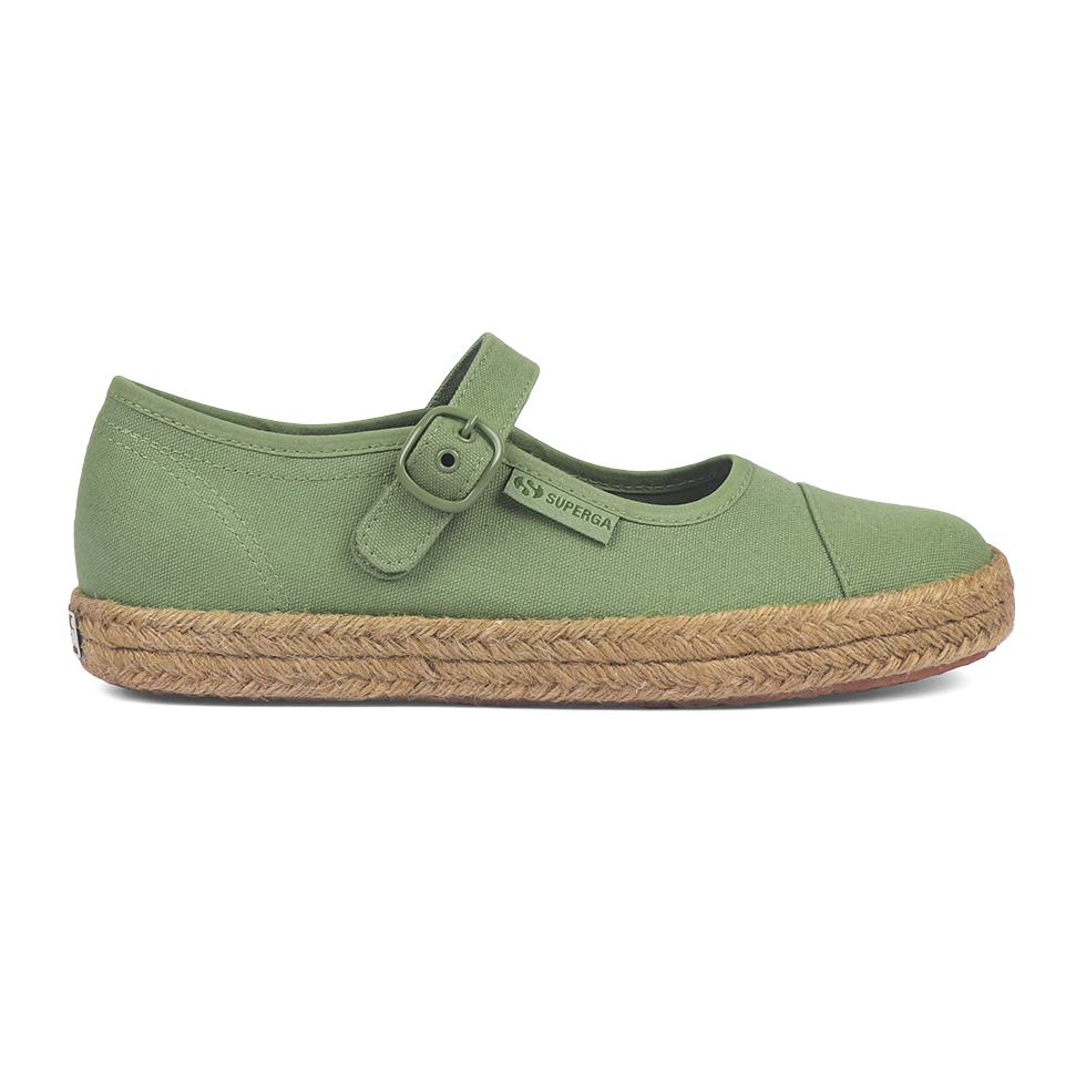 Superga x Drea Chong 2601 Mary Jane Green Safari