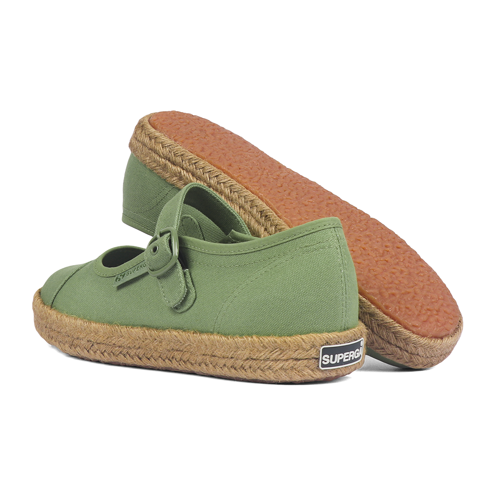 Superga x Drea Chong 2601 Mary Jane Green Safari