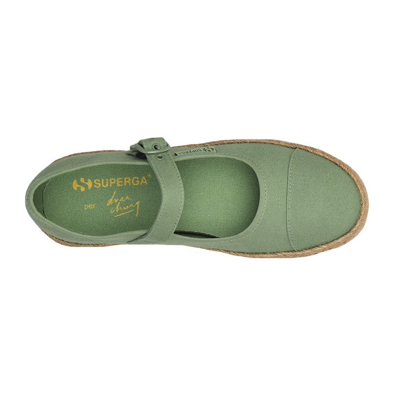 Superga 2492 top mujer verdes