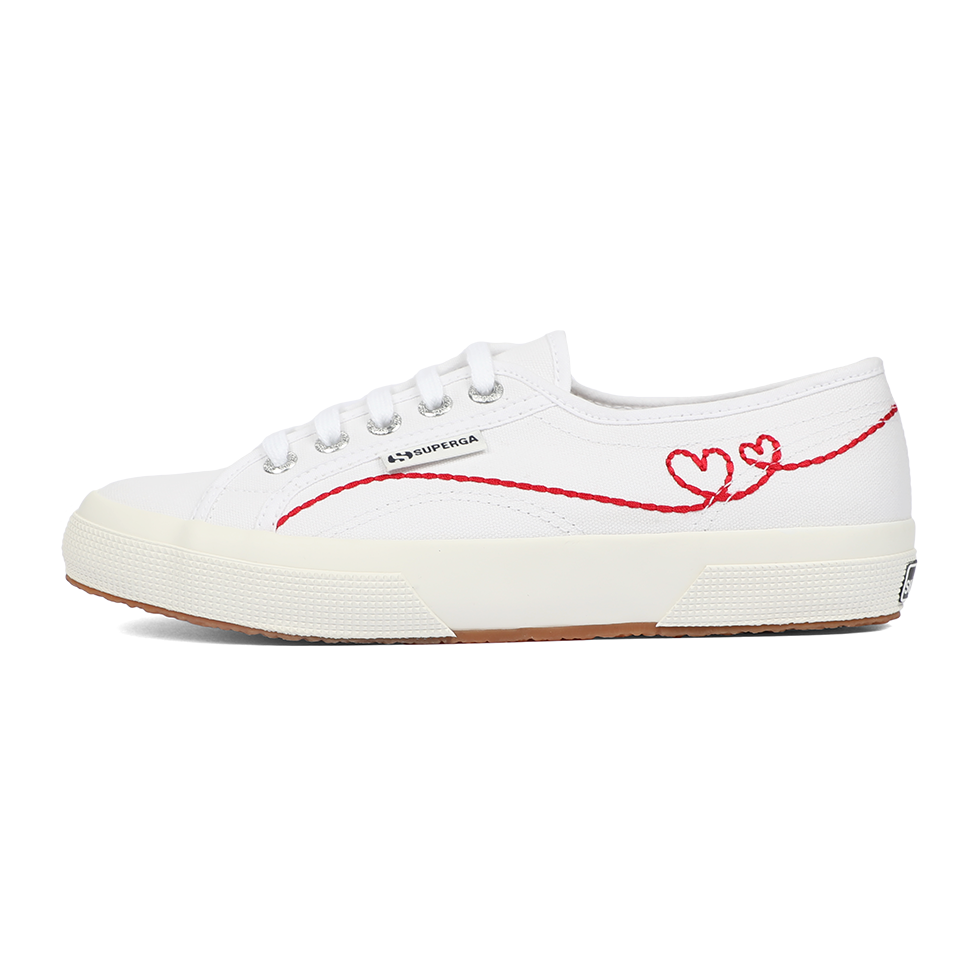 Superga 2750 Red Embroidery