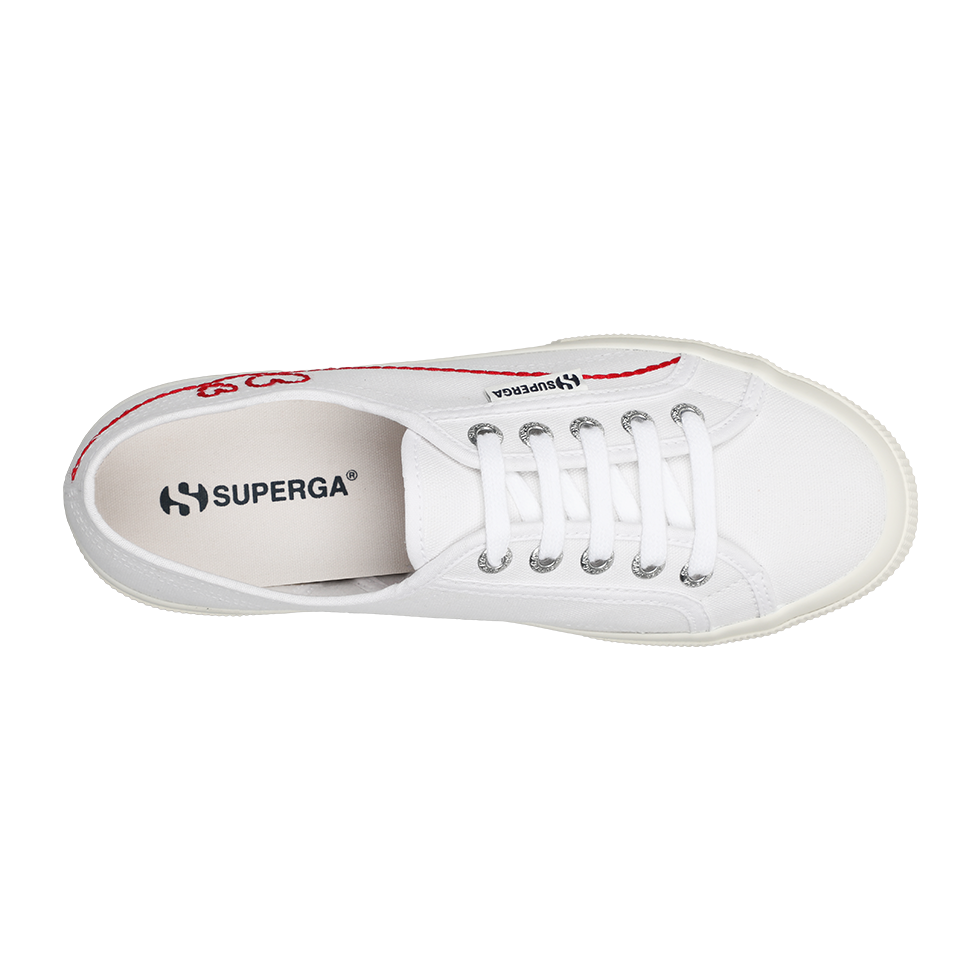 Superga 2750 Red Embroidery