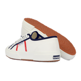 Superga 2750 Colourblocking White Avorio Navy Red