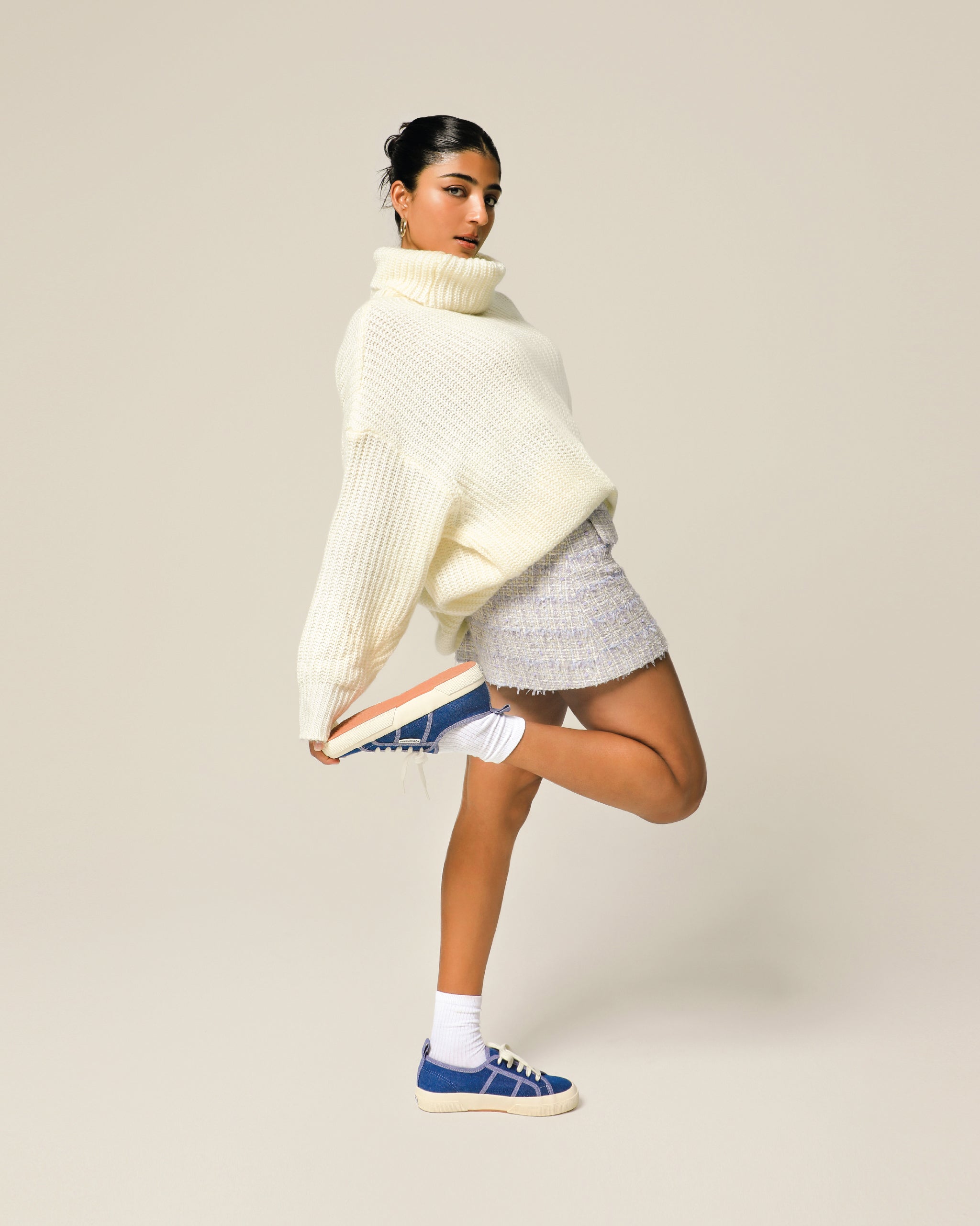 Superga ♡ Atiqa 2750 Reverse Denim Blue Violet – Superga Singapore