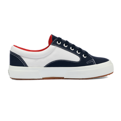 Superga 2750 Blocks White Navy Red