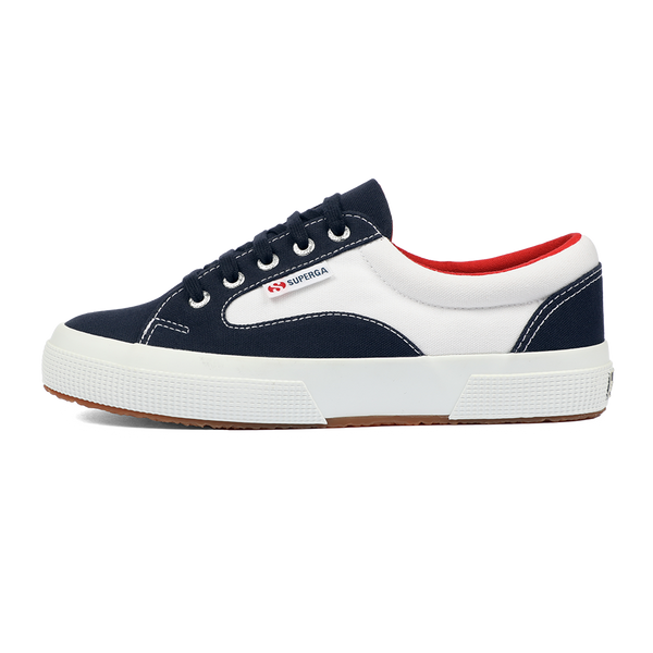 Superga 2750 Blocks White Navy Red