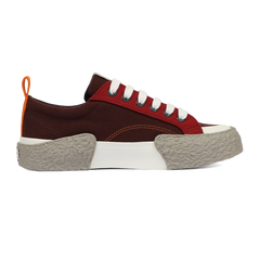 Superga 2660 Stripe Big Bumpers Block Brown Dark Red Crimson