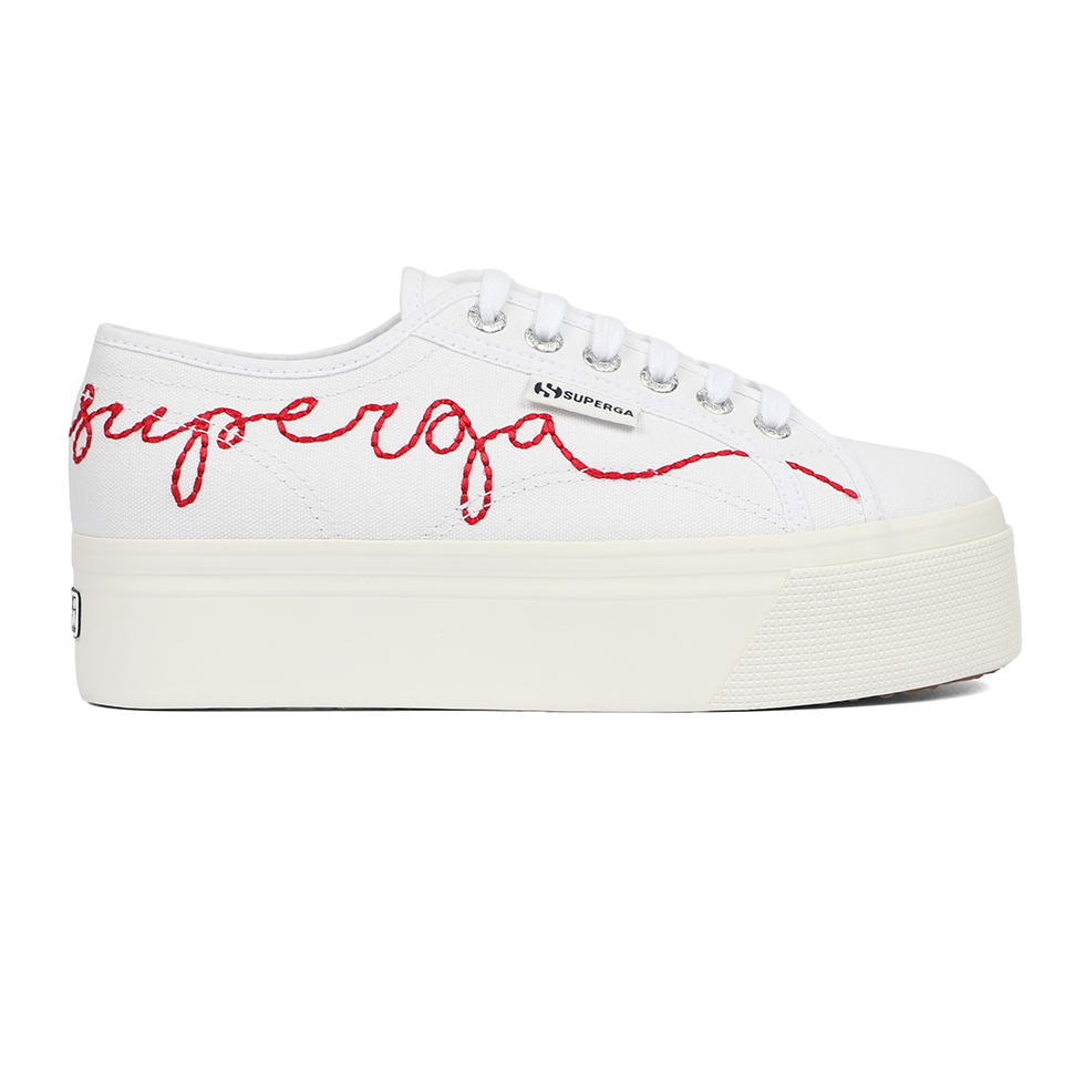 Superga 2790 Red Embroidery