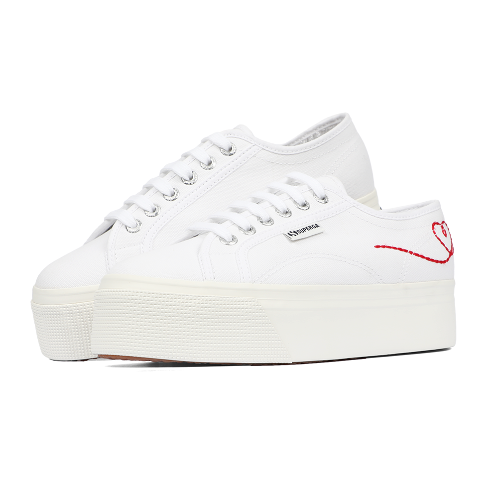 Superga 2790 Red Embroidery