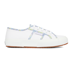 Superga 2750 Fun Flowers Bindings Blue Light