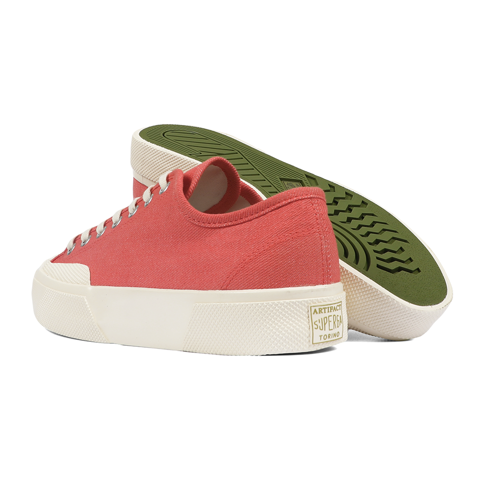 Artifact By Superga 2432 Works Low Cut Denim Red