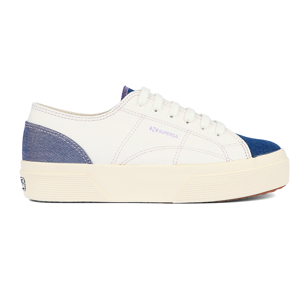 Superga ♡ Atiqa 2740 Platform Reverse Denim Blue Violet