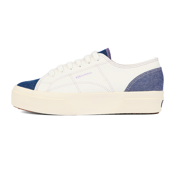 Superga ♡ Atiqa 2740 Platform Reverse Denim Blue Violet