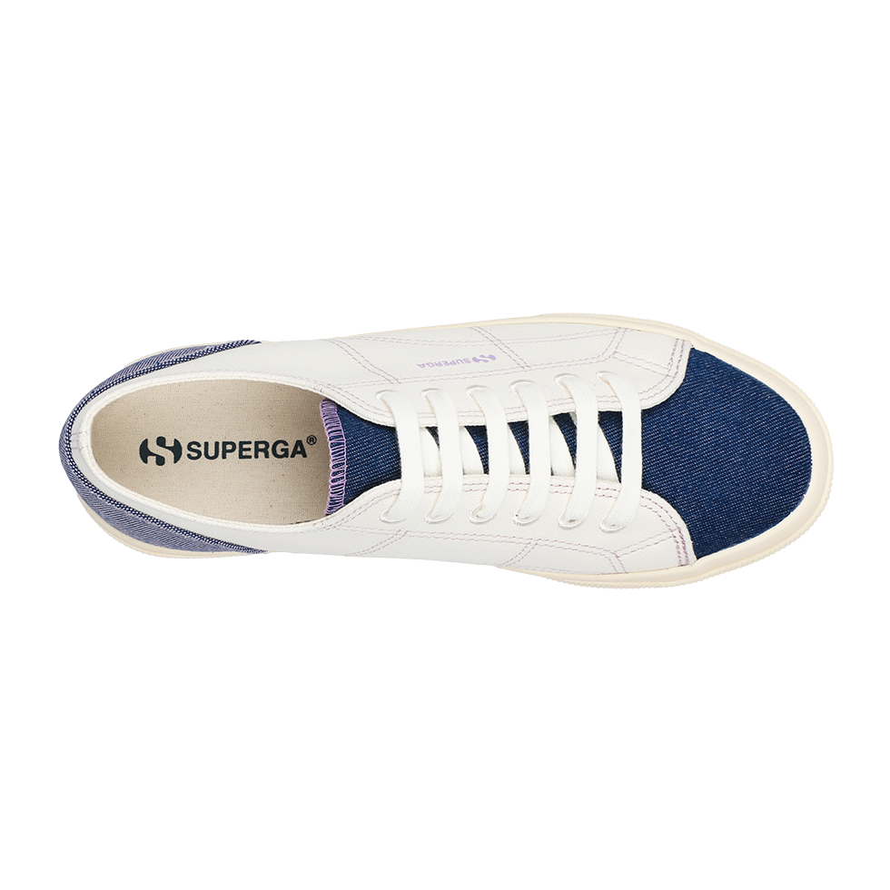 Superga ♡ Atiqa 2740 Platform Reverse Denim Blue Violet