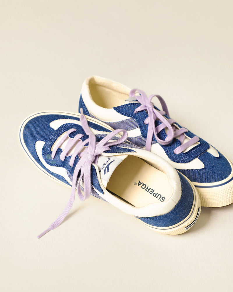 Superga ♡ Atiqa 2941 Revolley Reverse Denim Blue Violet