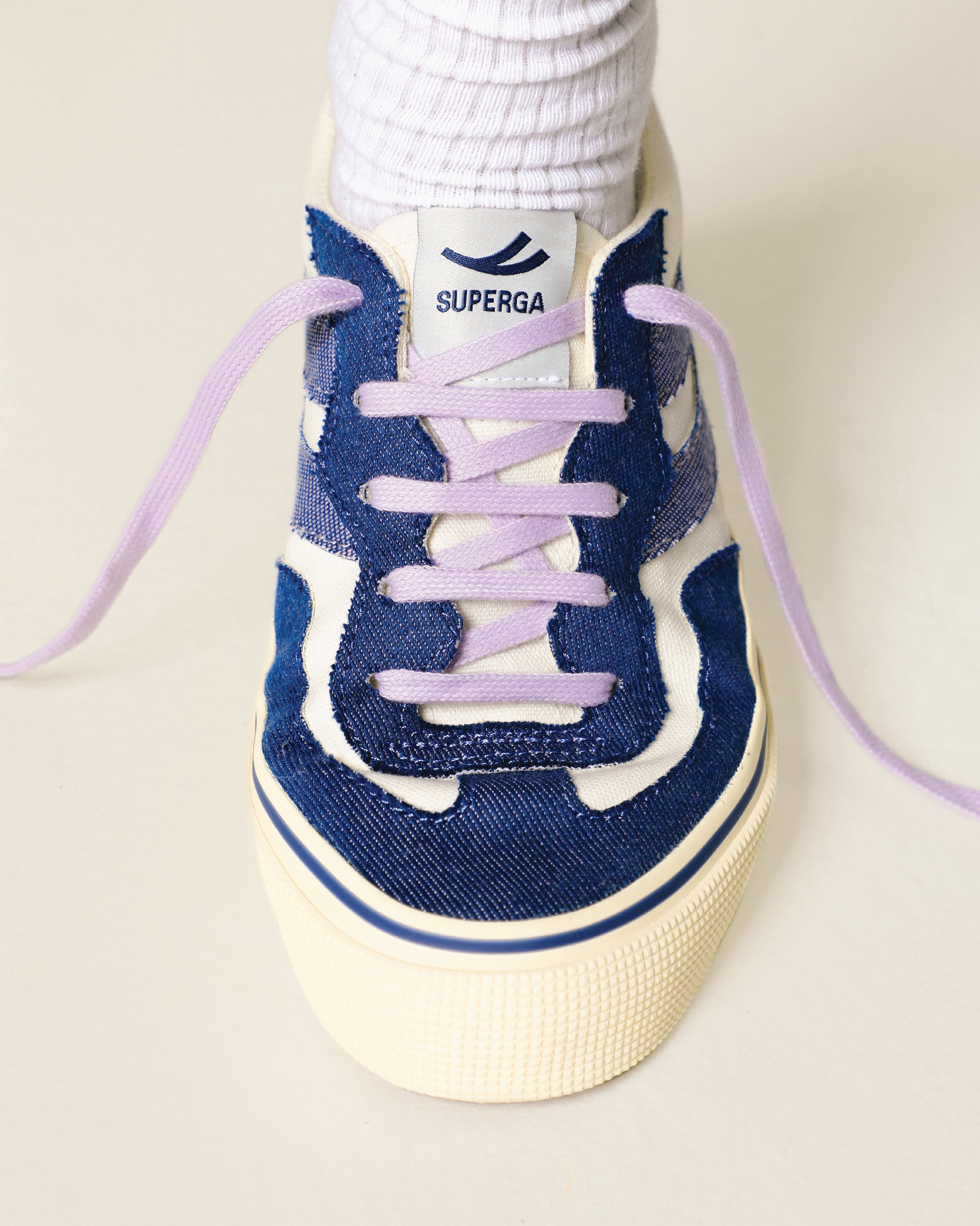 Superga ♡ Atiqa 2941 Revolley Reverse Denim Blue Violet