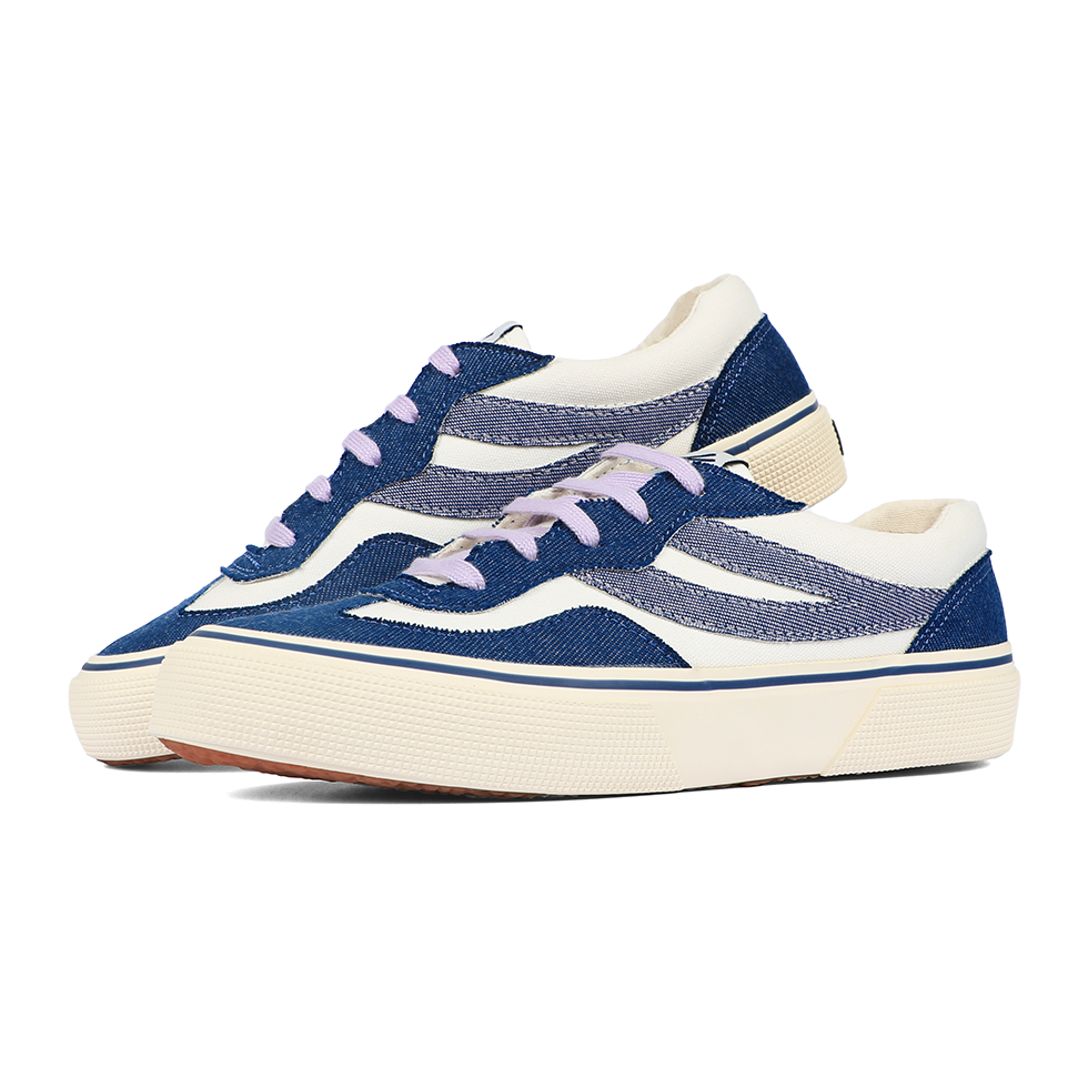 Superga ♡ Atiqa 2941 Revolley Reverse Denim Blue Violet