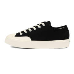 Artifact by Superga 2432 Collect Workwear Low Cut Cotton Canvas Black Off White