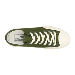 Artifact by Superga 2432 Collect Workwear Low Cut Cotton Canvas Green Off White