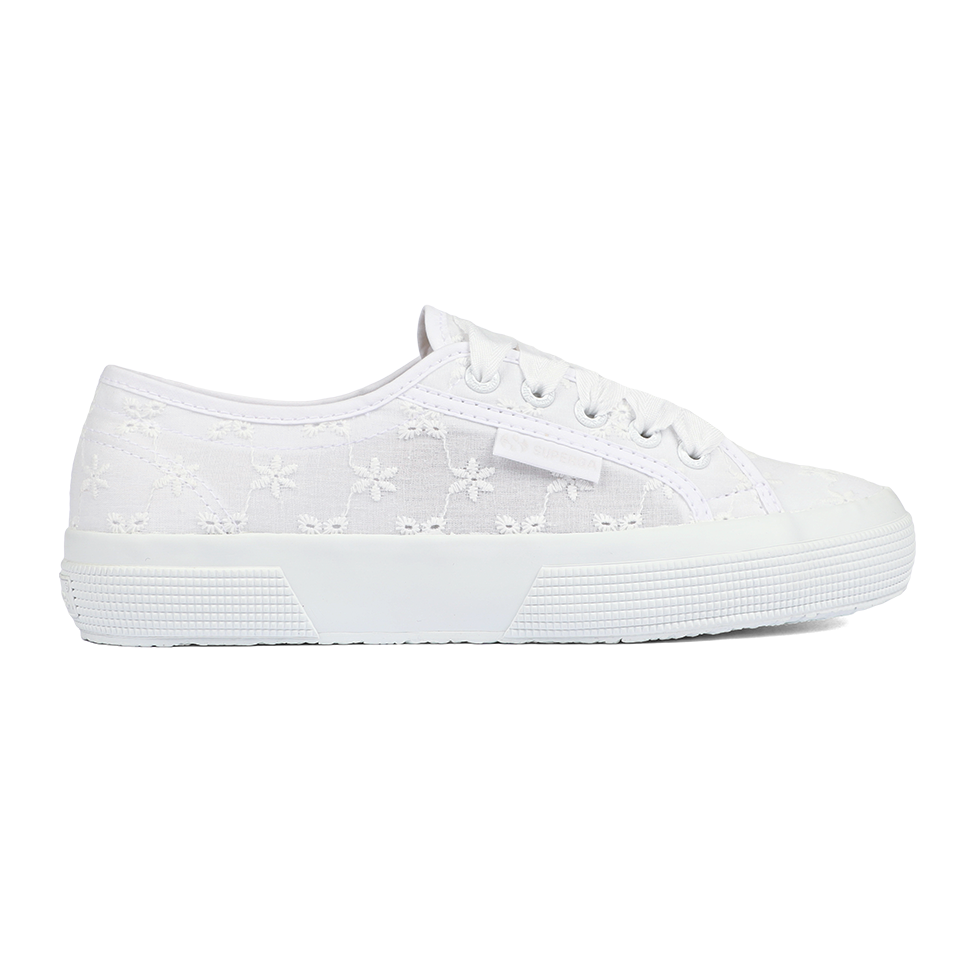 Superga 2750 Flower Sangallo Total White