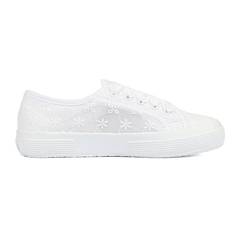 Superga 2750 Flower Sangallo Total White